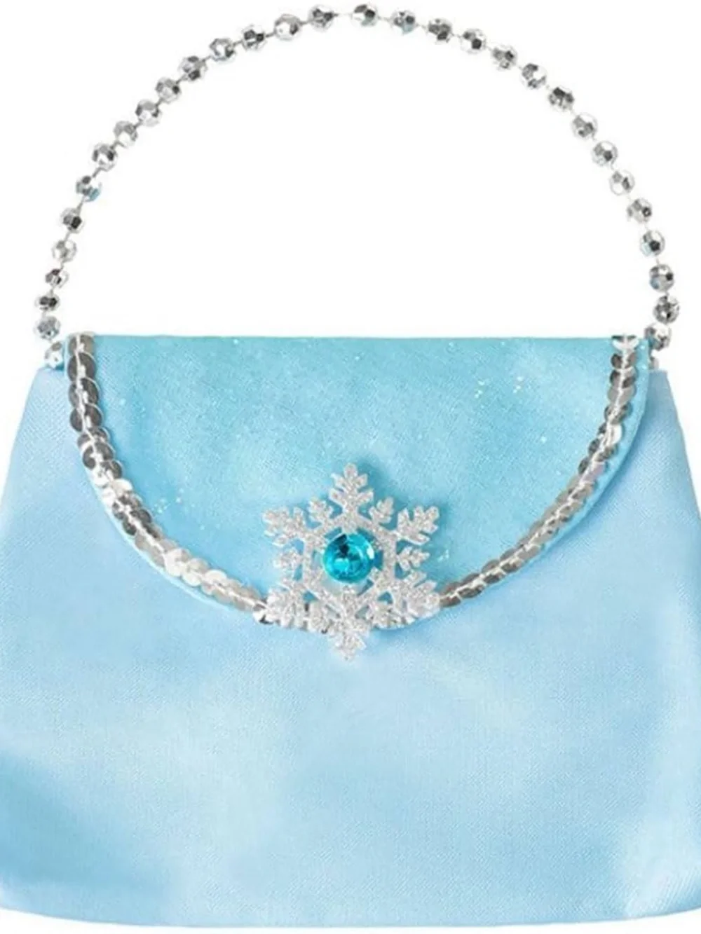 Elsa Princess Dress Up Long Braided Wigs, Handbag, Jewelry for Halloween Costume